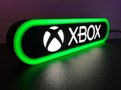 Xbox 3d Printed Led Sign