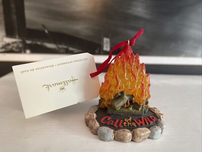 Very Rare hallmark keepsake ornaments  Call of the Wild   Bon Fire Camp Ornament