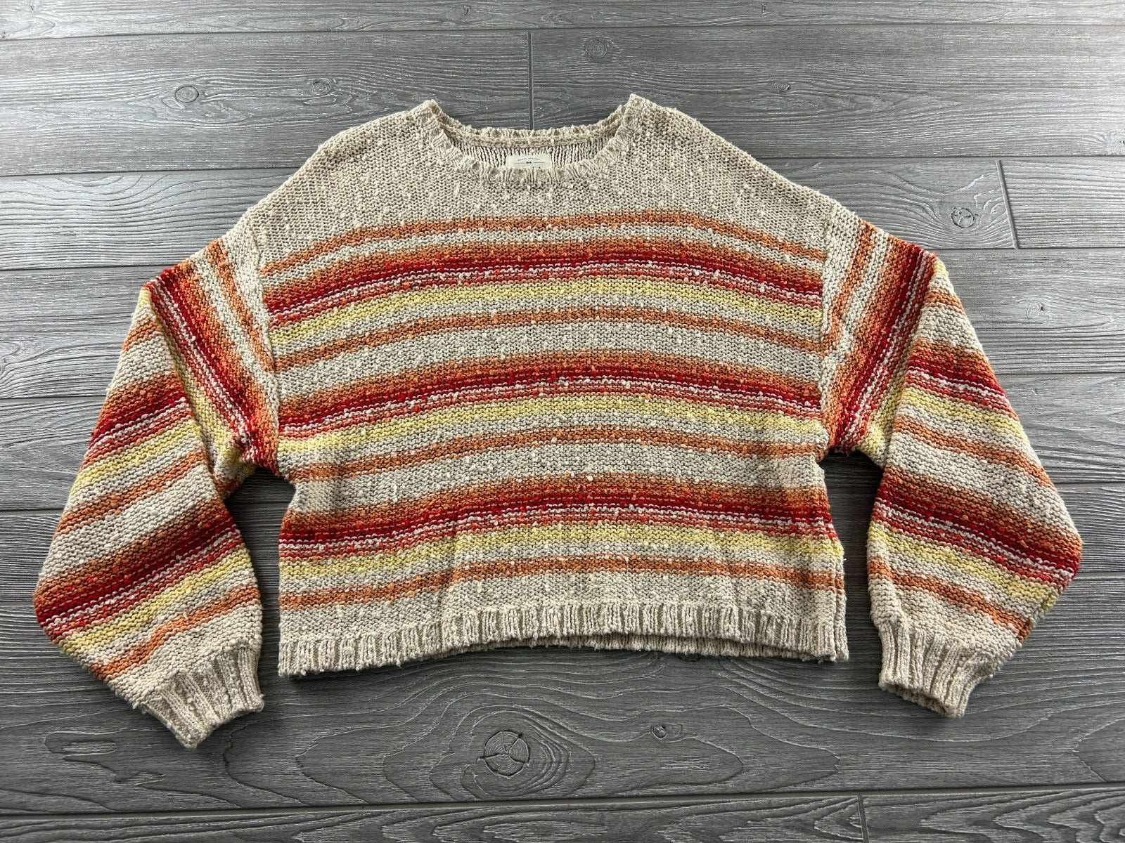 billabong womens sweater Size medium Striped Long Sleeve