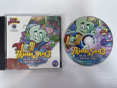 Pajama Sam 3 You Are What You Eat from Your Head to Your Feet PC Mac Humongous