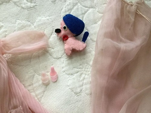 Vintage Barbie Doll Nighty Negligee Outfit & Dog # 965