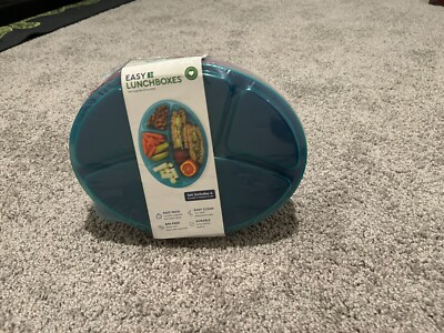 Bentgo Easyboxes 4-Compartment Oval Containers w/Lids BPA Free