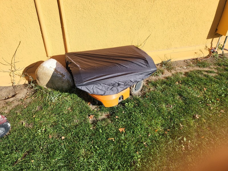 Mrp Einwinterung Rasen MÃ¤H Roboter Plane Garage Haube HÃ¼Lle Faltgarage Abdeckung