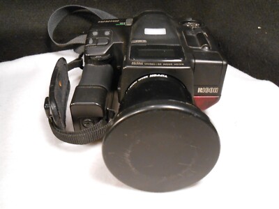 RICOH MIRAI AF 35mm SLR CAMERA 35-135mm ZOOM w/ RICOH 200M teleconverter