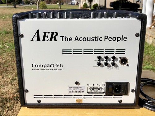 AER Compact 60/3 60W 1x8 Acoustic Guitar Combo Amplifier Amp