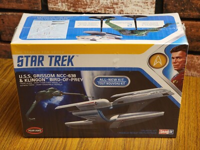 Polar Lights Star Trek USS Grissom NCC-638 & Klingon Bird-of-Prey 1/1000 Model
