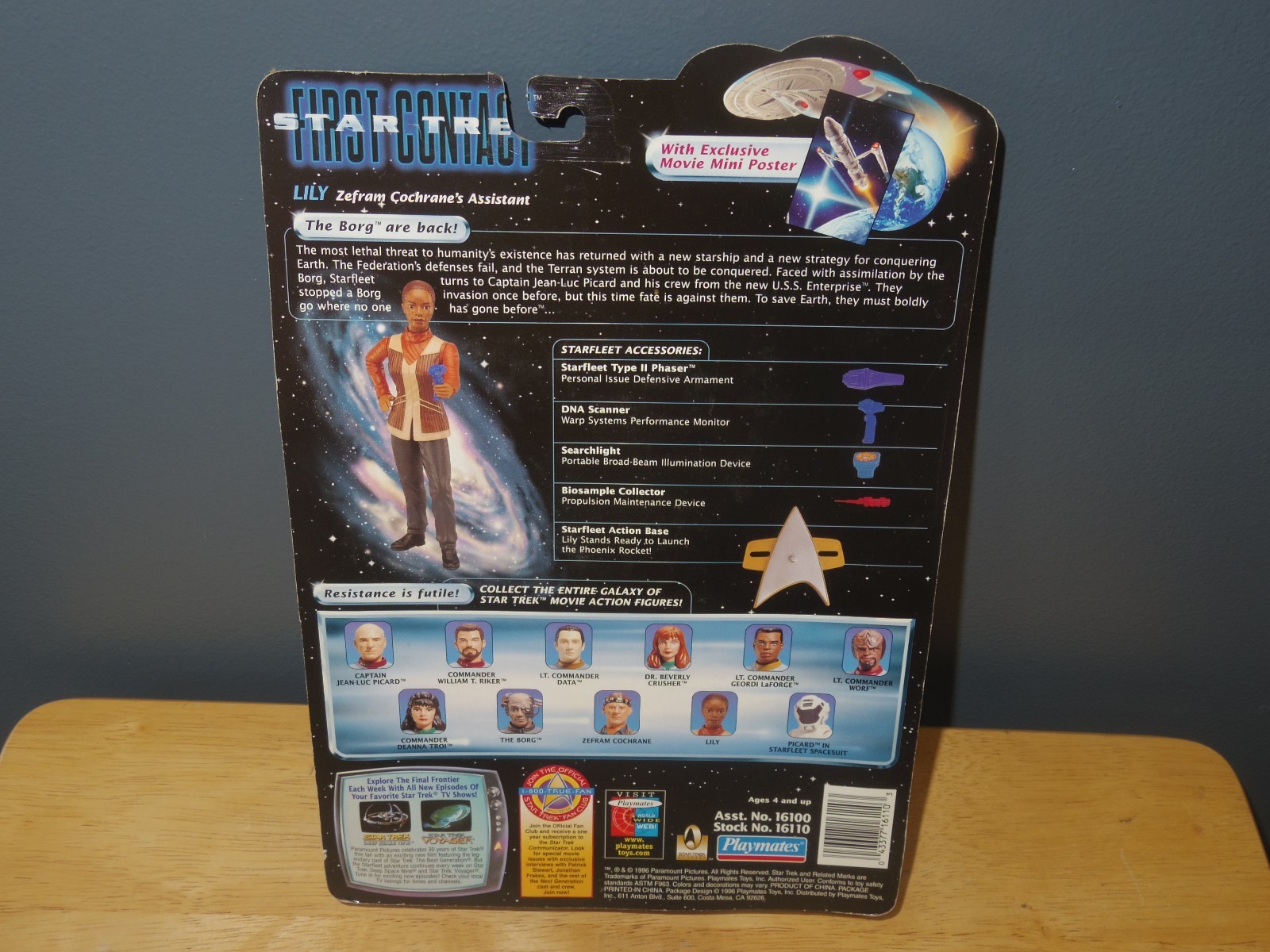 1996 Playmates Star Trek First Contact Lily Collectible Toy Action Figure - New