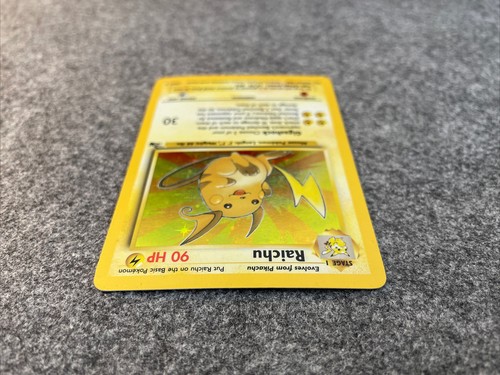 Pokemon Raichu  - Fossil 1462 - Holo - NEAR MINT - Englisch