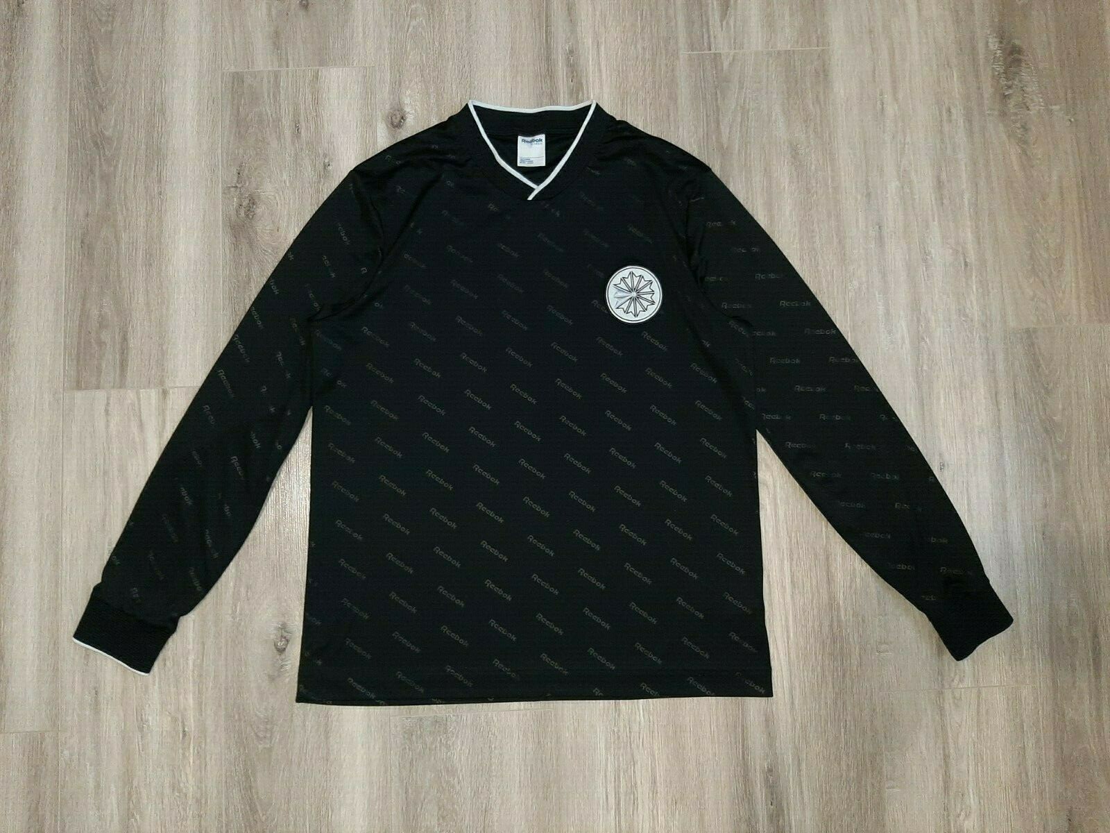 【REEBOK】 ★ Vector Archive Long Sleeve ★ 兼用 Reebok Vector Retro Long Sleeve T-Shirt In Black Jersey L
