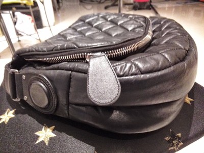 Auth CHANEL Jumbo Quilted Cocoon Messenger Bag Limited Edition With Box.