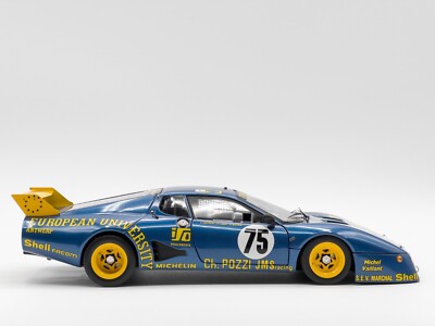 BBR 1/18 Scale diecast  Ferrari 512BB Le Mans 1980 J.M.S #75 Model Car 