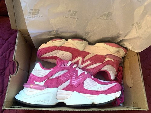 Pre-owned New Balance Balance 9060 Limited Edition Fuchsia Pink White U9060fp - Sizes 7.5w-9w