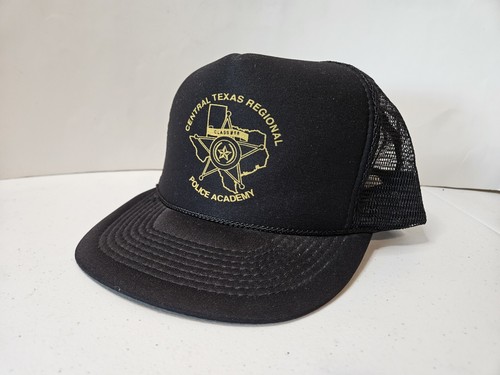 80s90s USA製 police 学校 cap vintage アメリカ vintage 80s VIRGINIA STATE POLICE SNAPBACK HAT patch trucker