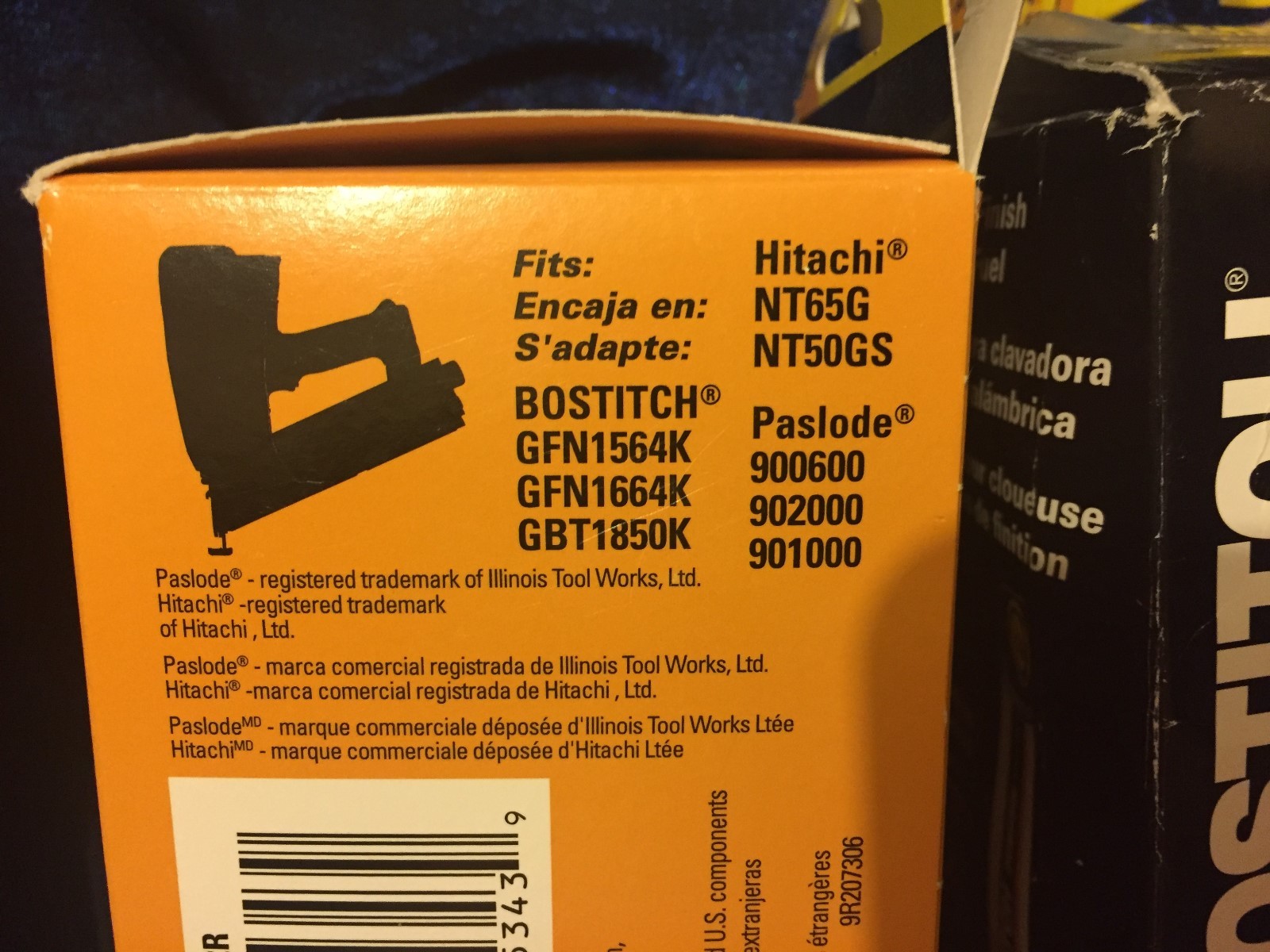2 Boxes** BOSTITCH  9B12062R  Finish Fuel Cell**8 Cartridges**FREE SHIPPING!!