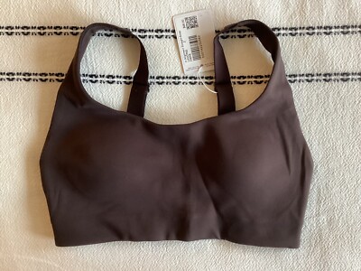Lululemon In Alignment Straight Strap Bra Brown C/D Size 2 New With Tags