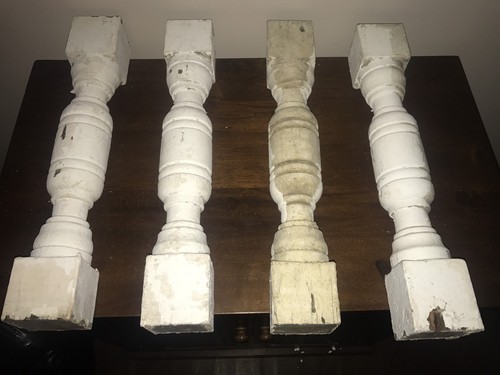 Antique balusters spindles Porch Victorian