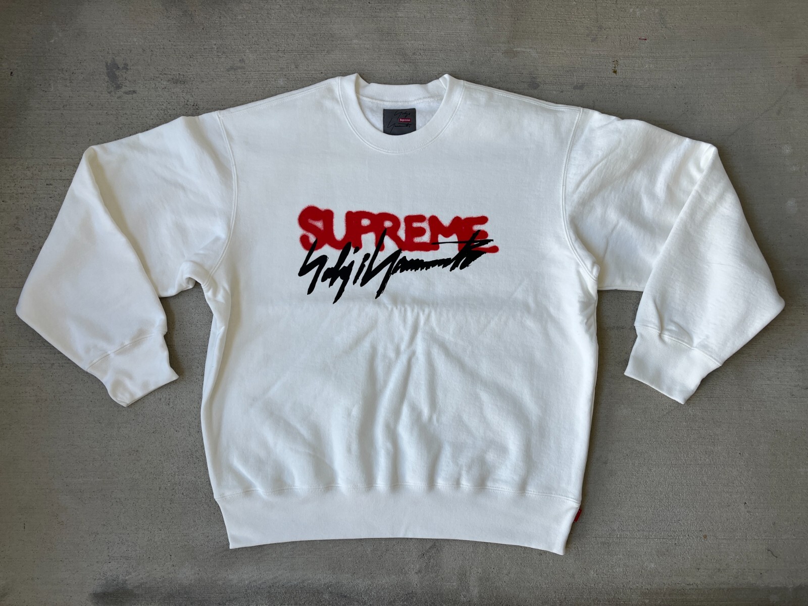 【新品未使用】SUPREME × YOHJI YAMAMOTO Crewneck Supreme Yohji Yamamoto Crewneck (FW20) - $168
