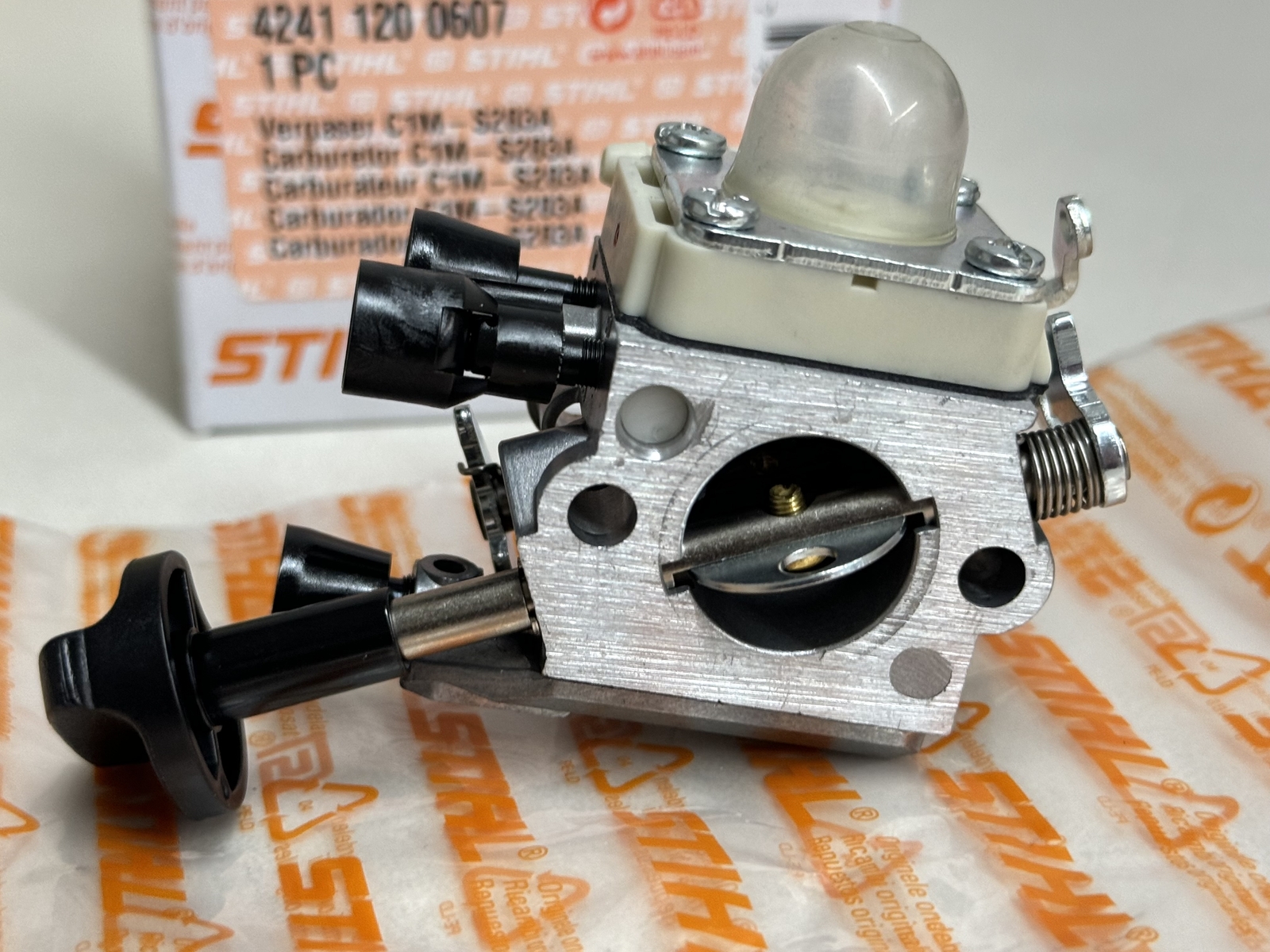 STIHL OEM ZAMA CARBURETOR 4241 120 0607 FOR BLOWERS BG56 BG86 SH56 SH86 - Picture 3 of 6