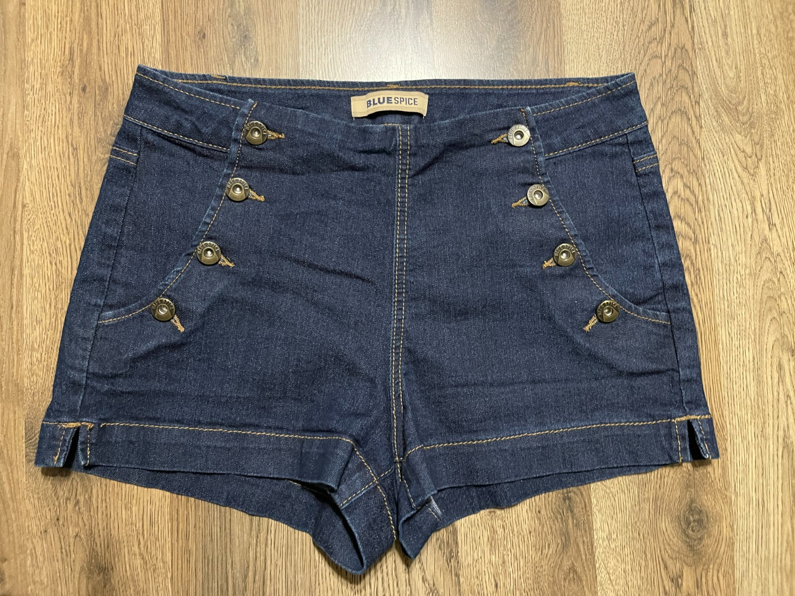 Blue Spice Shorts, Women's Size 9, Blue, Denim, High Waist