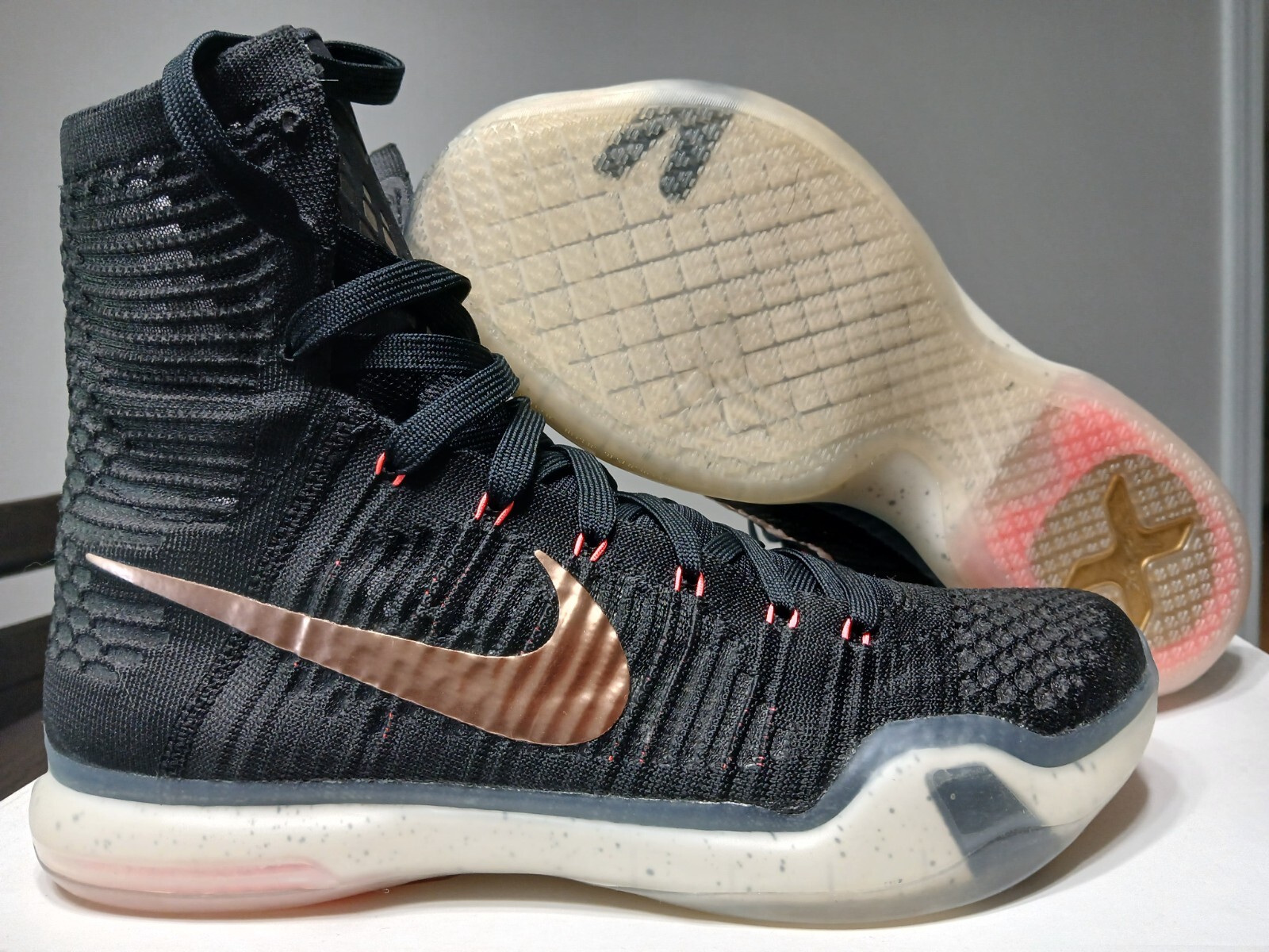 Size 10 - Nike Kobe 10 Elite Rose Gold RARE 884751339752| eBay