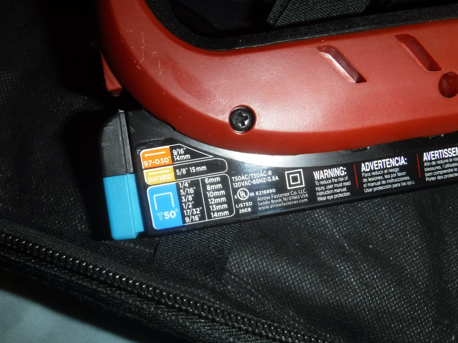 Arrow T50AC-R Professional Heavy Duty Electric Stapler And Nailer Upholstery