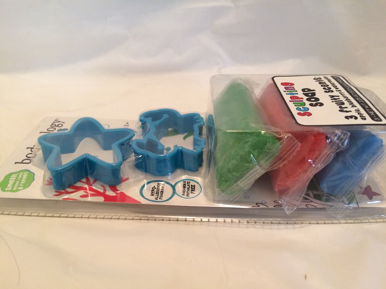 BODYCOLOGY Kids Sculpting Soap Apple Blueberry Watermelon 6.75 oz 3+