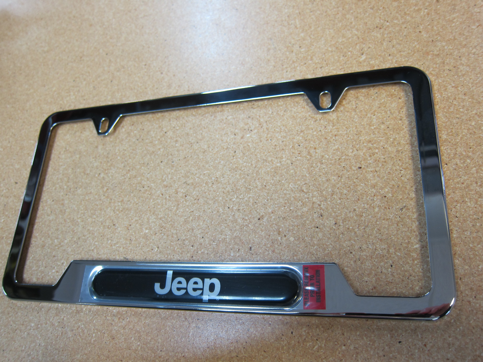 Jeep Wrangler Cherokee Liberty Commander Chrome License Plate Frame Mopar OEM eBay