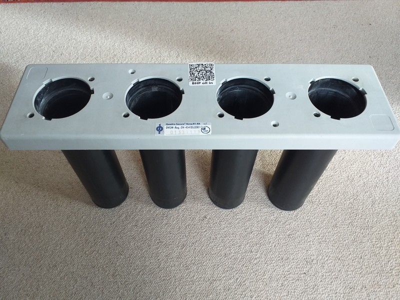 Mehrsparten HauseinfÃ¼Hrung Quadro-Secura Eco+Gas R4+ Ohne Keller 3m