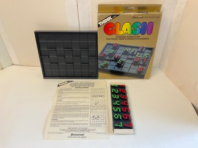 Complete ! Clash Strategy Numbers Board Game Math Strategic Chess Think Series