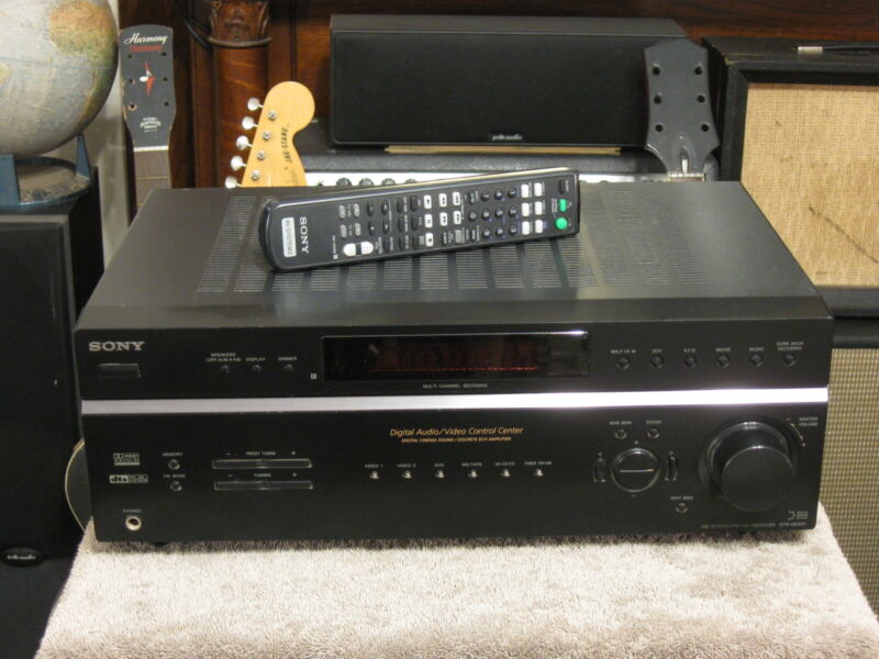 Sony Str-de597 Multi Channel Av Audio Video Am Fm Receiver - 6.1