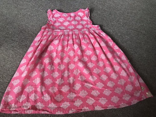Pink Chicken Dress Girls Size 5 Easter Spring Summer