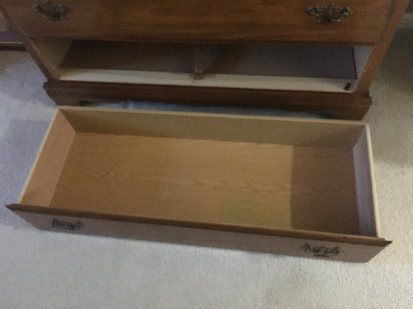 3 Drawer Chest Dresser Bedroom Maple Cabinet Wood Furniture 42