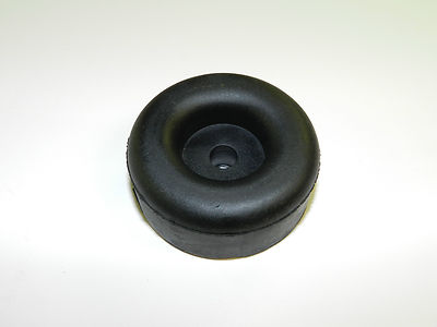 (6) Cargo Trailer Ramp Door Replacement Black Rubber Bumper 2.5" Round 