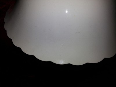 Vintage Replacement 1950s Kraftex brand 22 k gold and rose serving bowl  #  1715