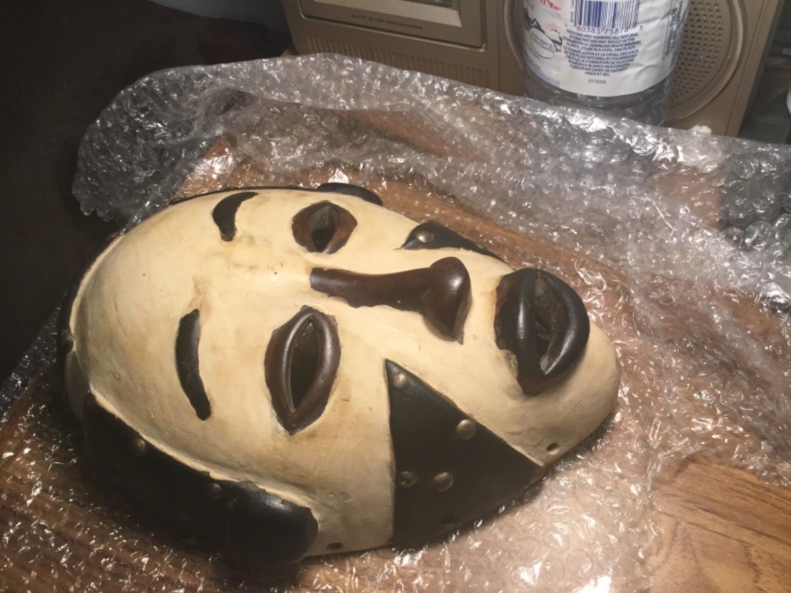 African Wood Mask- Used - 10”x 7” -  See Pics