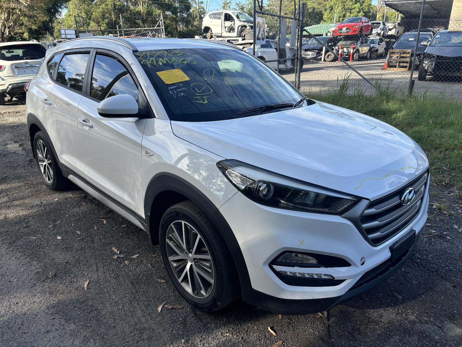2016 Hyundai Tucson RIGHT HEADLAMP TL ACTIVE/ACTIVE X KOREAN BUILT (VIN KMHJ) HALO image 5