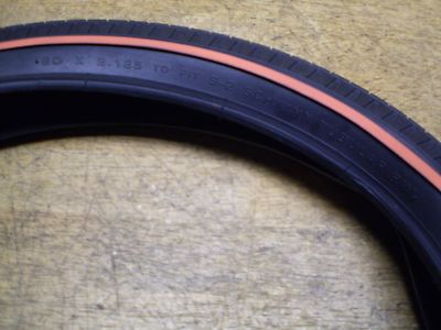 Schwinn Bicycle Orange Line 20x2.125 Stingray & Krate Gripper Slik Tire