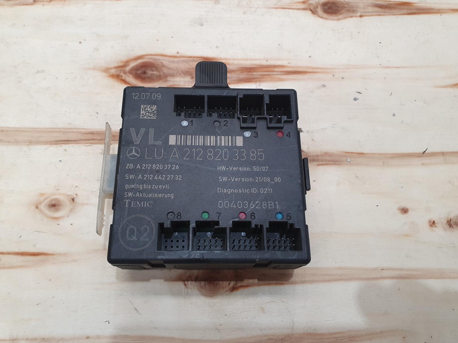 2010 C Class MERCEDES LF DOOR ECU W204 07/07-04/11 A2128203385 image 3