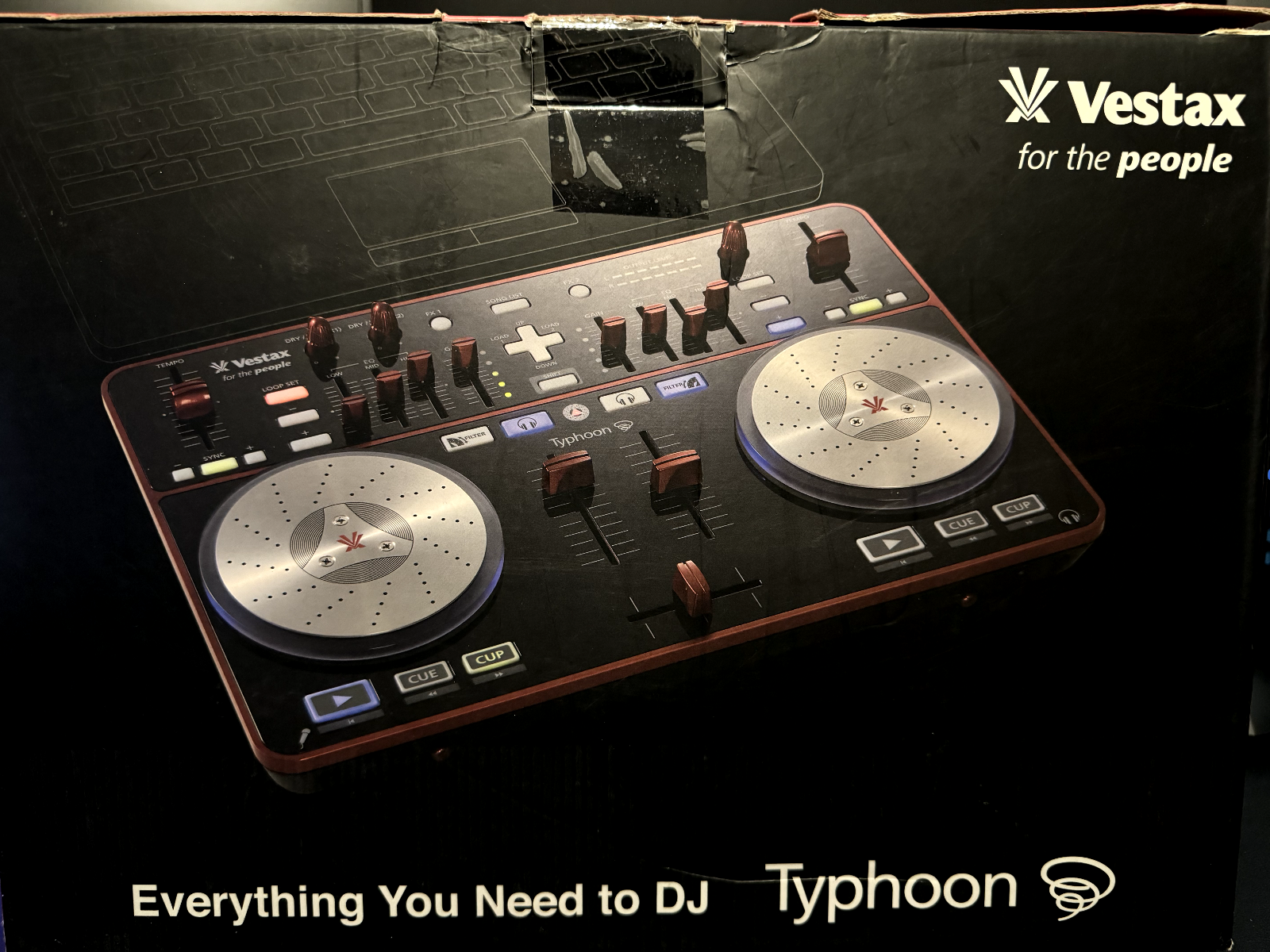 Vestax Typhoon EX Deck DJ Midi Controller | eBay Vestax Typhoon EX Deck DJ Midi Controller | eBay