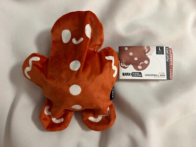 Bark Box Super Chewer Gingerball Man Dog Chew Toy Various Sizes New