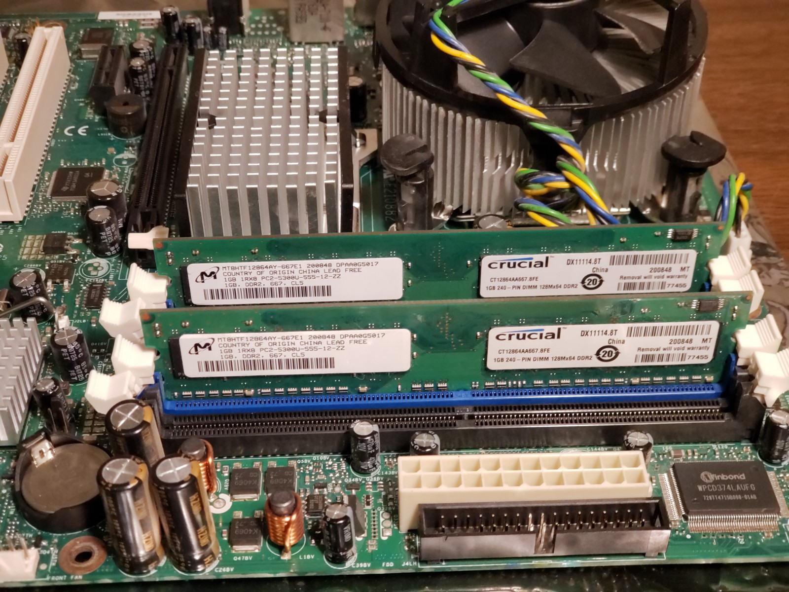 Intel Core Duo E6550 @2.33ghz and Intel LGA775 motherboard w/2gb RAM!!