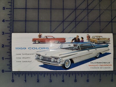 1959 Oldsmobile Colors Brochure Folder