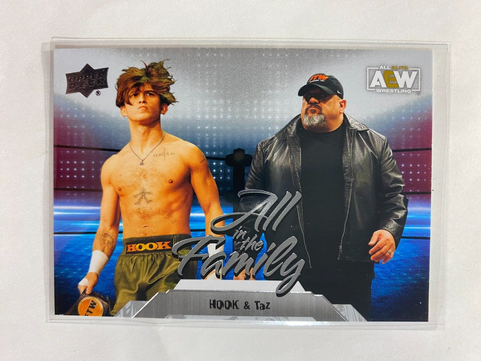 UPPERDECK トレーディングカード　53/100 HOOK / Taz 2023 Upper Deck AEW All Elite Wrestling #95 Card