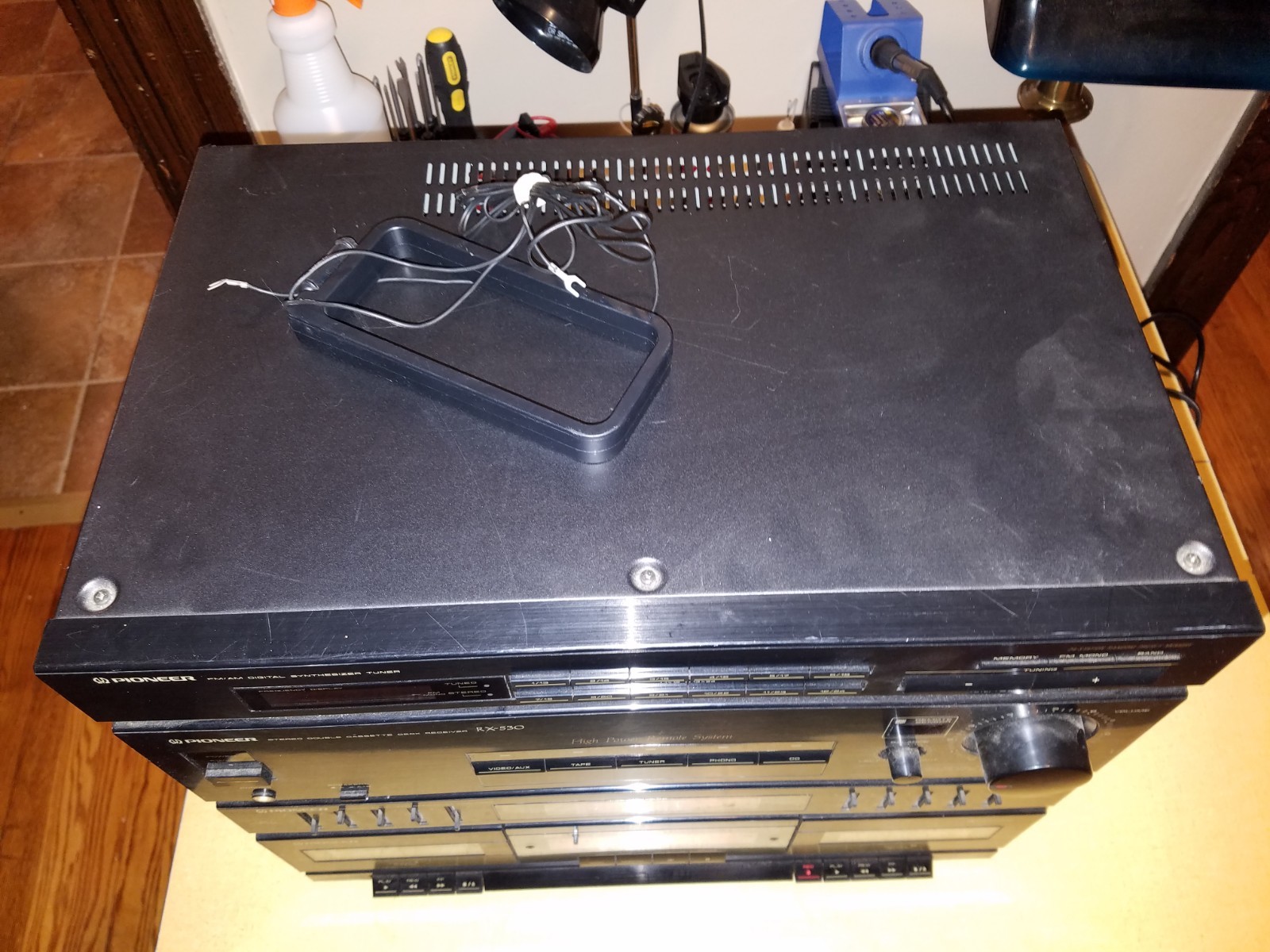 Pioneer RX-530 FM/AM Digital Synthesizer w/ Cassette Deck Receiver PARTS/Repair