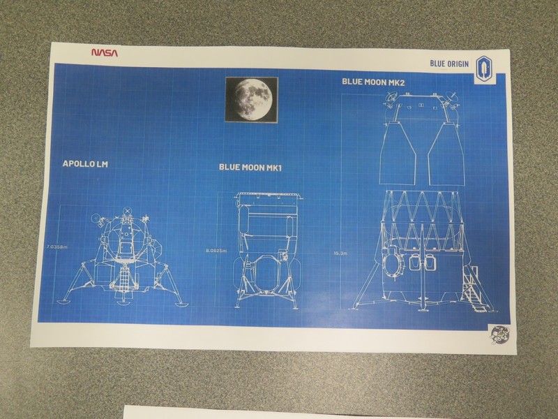 Lunar Lander - BLUE ORIGIN  Moon Lander - 