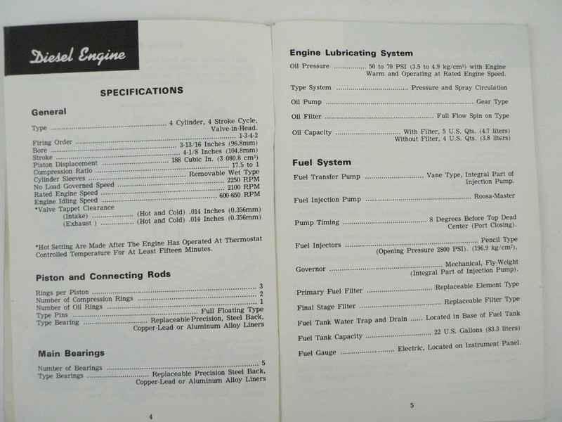 Vintage J.I. Case Model 580CK Series B Hydrostatic Drive Tractor Owners Manual