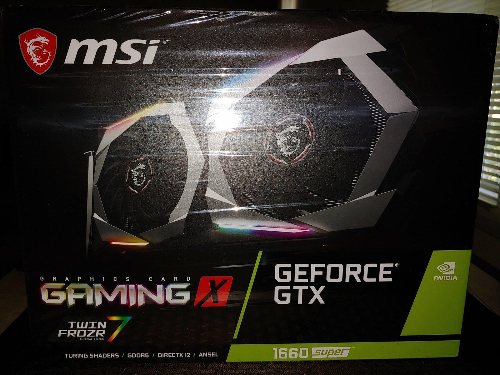 MSI NVIDIA GeForce GTX 1660 Super Gaming Twin Frozr 7 6GB