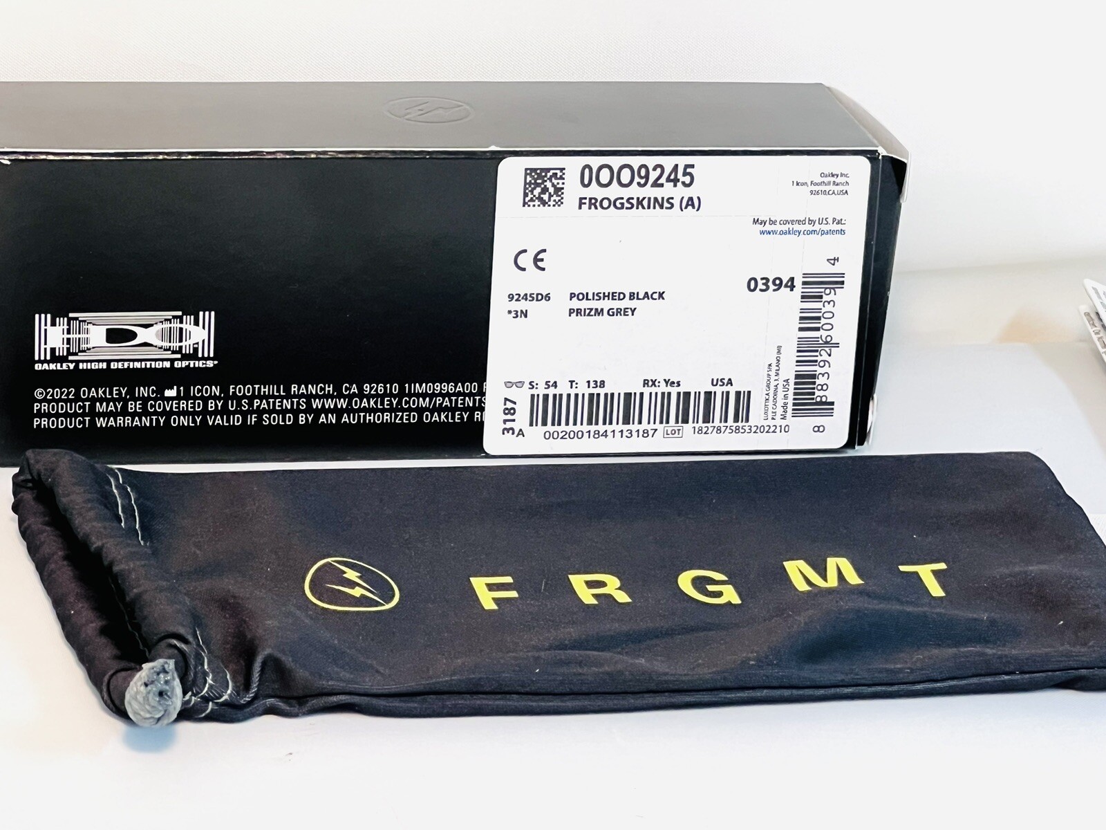 NEW OAKLEY FROGSKINS SUNGLASSES FRAGMENT YELLOW LIMITED NEW OAKLEY FROGSKINS SUNGLASSES FRAGMENT YELLOW LIMITED