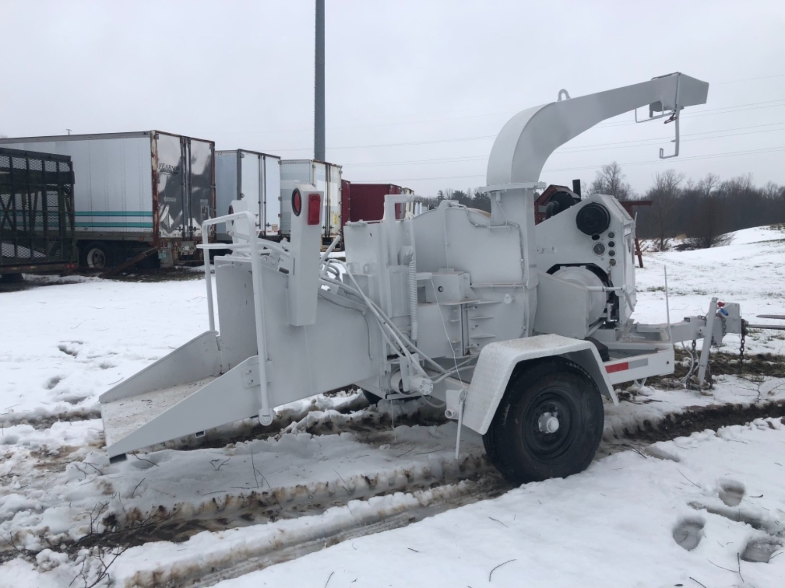 WOODCHUCK HYROLLER 1200 WOOD CHIPPER DIESEL ENGINE BOB CAT DISK DISC 12 INCH