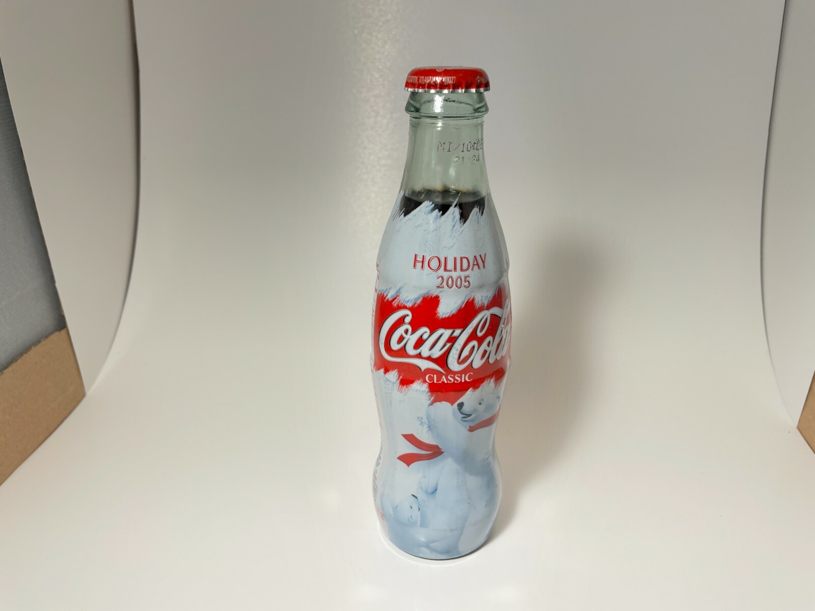 Holiday 2005 Coca Cola Classic bottle, full, Polar Bears | eBay